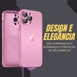 Capinha Para iPhone 14 Case Premium Ag Glass Luxo iPhone 
