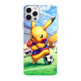 Capinha Pikachu Futebol Bola Pokemon Capa Celular