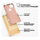 Capinha Silicone Compatível C/ Galaxy S20 Ultra Veludo Cover Cor Lilás
