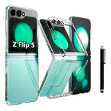 Capinha Tpu Case P/ Celular Galaxy Z Flip 5 + Caneta Stylus