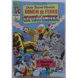 Capitão Z: Homem De Ferro E Capitão América N° 4 Ebal Nov 1967 1a Pub Feiticeira Escarlate, Gavião Arqueiro, Hibernantes, Mercúrio