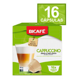 Cappuccino Em Cápsula Bicafé Caixa 224g 16 Unidades