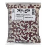 Cápsula Vazia De Gelatina N2 Bordo E Branca 120 Unidades