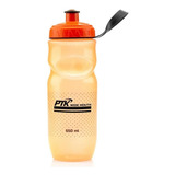 Caramanhola Ptk Boca Larga 650ml Ciclismo Linda Garrafa Cor Laranja