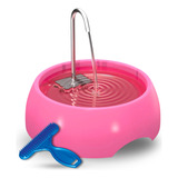 Caramelus Pet Fonte Pet Gatos 600ml Eléctrico Cor Rosa