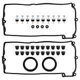 Carbhub Kit De Junta De Tampa De Válvula Compatível Com BMW E70 X5 4 8i XDrive48i Substituição Do Motor Esquerdo E Direito 11127513194 11127513195
