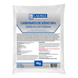 Carbonato De Sódio 99    Barrilha Leve Importada Premium 4kg