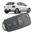 Carcaça Chave Vw Linha G6 G7 Fox Novo Up Cross Fox 3 Botões