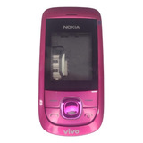 Carcaça Completa Para Nokia 2220s-b Rosa Envio Imediato