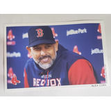 Card Foto Alex Cora Baseball Beisebol   Boston Red Sox