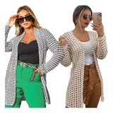 Cardigan Casaco Feminino Cardiga