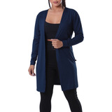 Cardigan Casaco Kimono Acinturado