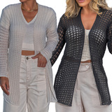 Cardigan Casaco Kimono Kit