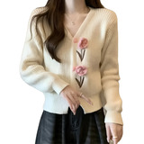 Cardigan casaquinho Renda White