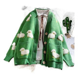 Cardigan De Malha Feminino
