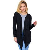 Cardigan Feminino Adamas Assimetrico