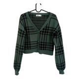 Cardigan Feminino Hollister Cropped