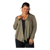 Cardigan Feminino Larguinho Casaco