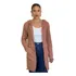 Cardigan Feminino Trico La Capuz Bolso Blusas Femininas