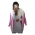Cardigan Longo Maxi Casaco De Trico Escama Colorido Relevo