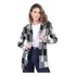  Cardigan  Max Em Xadrez  Kimono Tricô Grosso Moda Feminino