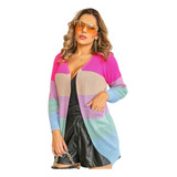 Cardigan Tricot Aberto Com