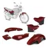 Carenagem Completa Rabeta Yamaha Ybr 125 Ano 2000 Até 2008