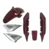 Carenagem Paralama Rabeta E Tampa Cbx250 Twister 2001 A 2008