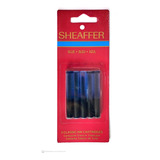 Carga Cartucho Caneta Tinteiro Sheaffer Blister Com 5 Azul