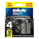 Carga Gillete Mach3 Carbono