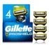Carga Para Aparelho De Barbear Proshield 4 Unidades Gillette