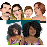 Caricatura Profissional Digital Desenho
