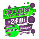 Caricatura Profissional Personalizada Desenho