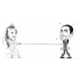 Caricaturas Digital Profissionais Convite