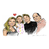 Caricaturas Profissionais Casamento,convites Valor P/pessoa