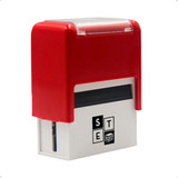 Carimbo Automatico Pago Vermelho