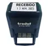 Carimbo Datador Auto-entintado Trodat 4850 C/ Texto Recebido