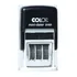 Carimbo Mini Datador S160 Espaço Para Texto Cor Da Tinta Preto Cor Do Exterior Azul