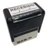 Carimbos Automaticos Recebido Com Data - Medida 38x14mm Tinta Preto Exterior Preto