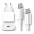 Carregado Turbo Fonte Tipo C Para Apple iPhone 15 Em Diante / 16 Promax Cor Branco