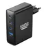 Carregador 100w Turbo Gan 20v 5a Para Macbook E Galaxy Book Cor Preto