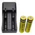 Carregador + 2 Bateria 18650 4.2v 12000mah Chip Lanterna Led
