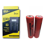 Carregador 2 Bateria 18650
