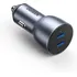 Carregador Automático Usb C Com 2 Portas Pd3.0 Carregamento Rápido 40w