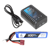 Carregador Bateria Airsoft Lipo 1100mah 3s 11 1v 20c Deans T Voltagem De Entrada 110v 220v bivolt 
