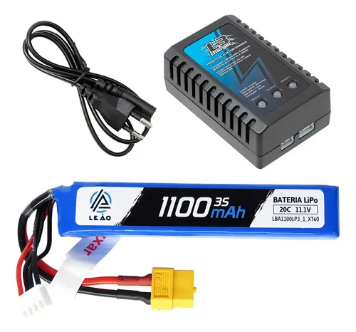 Carregador Bateria Lipo Airsoft