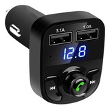 Carregador Carro X8 Bluetooth Veicular Fm Mp3 Rádio