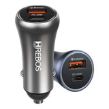 Carregador Celular Veicular Premium Turbo 38w Saída Usb C