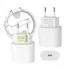 Carregador Compatível Com Apple Fonte Usb-c Turbo Compatível Com iPhone 11 12 13 14 Pro Max iPad iPod Cor Branco Bilt