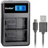Carregador De Bateria Digital Para Panasonic Kastar Cb-blf19